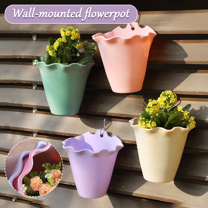 Vertical Wall Planter - Цветочный горшок настенный пластиковый настенный подвесной