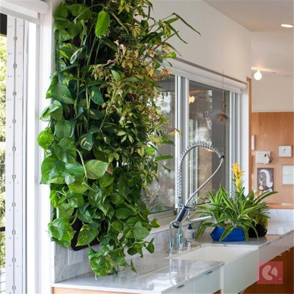 Vertical Wall Planter - 1 шт. Вертикальный настенный мешок для
