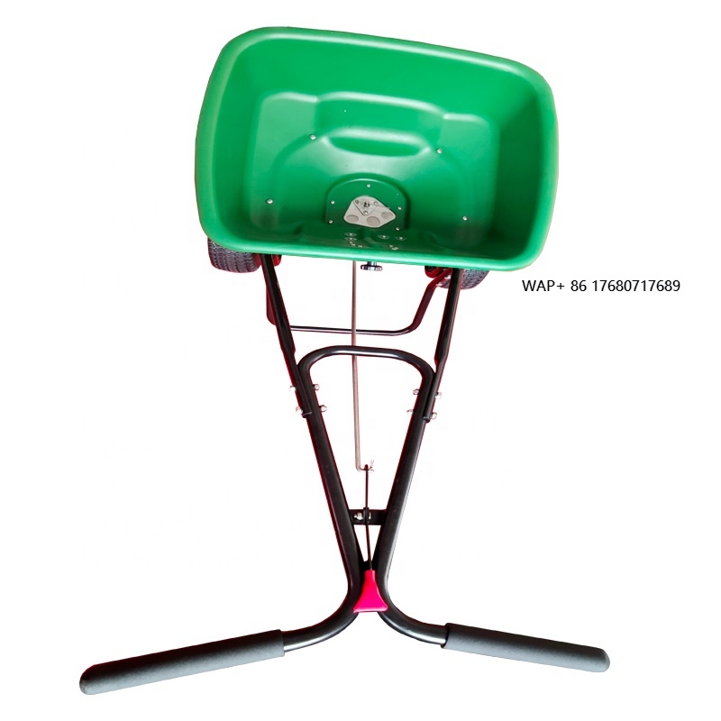 Grass Seed Spreader - 56-литровый роторный разбрасыватель для семян, удобрений,