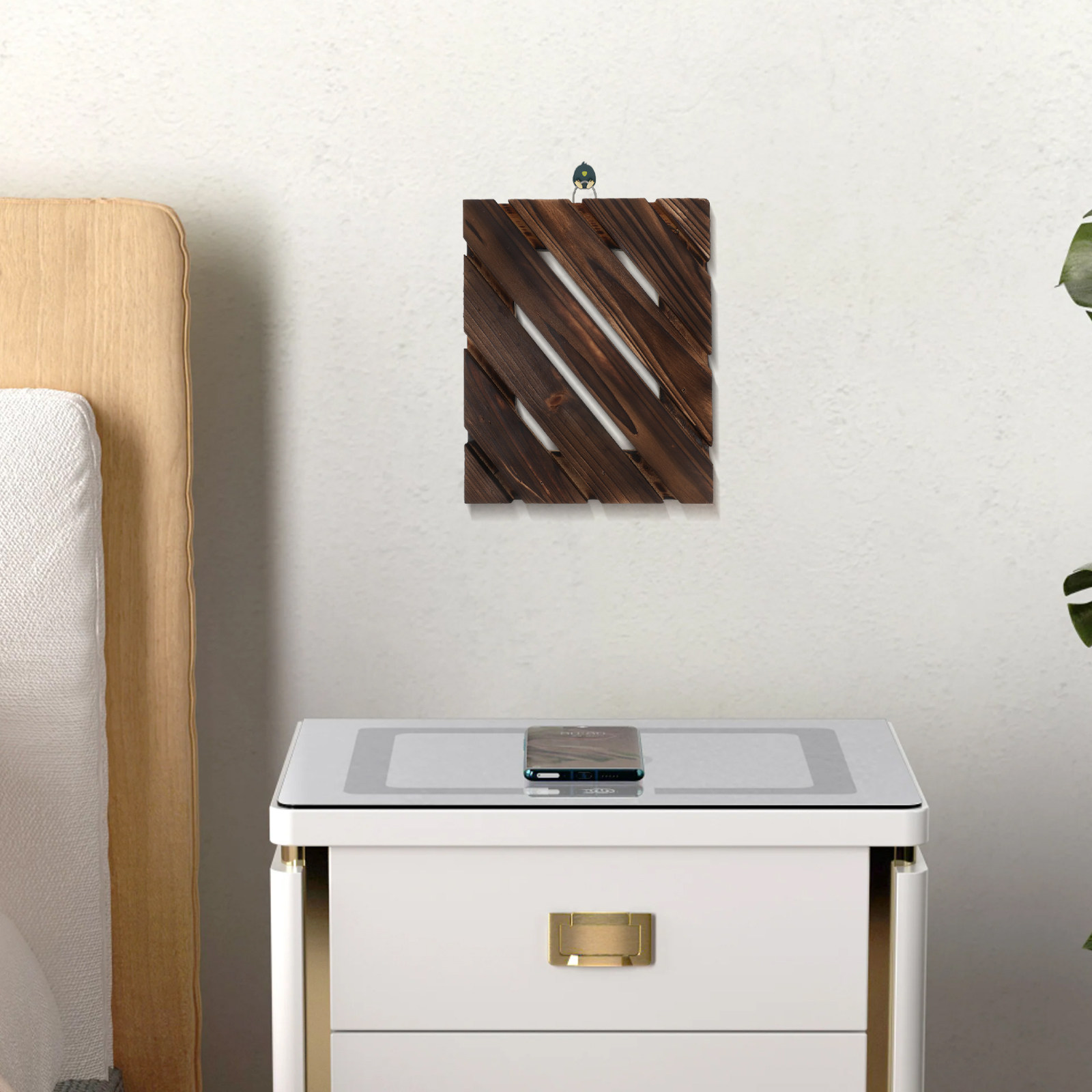 Vertical Wall Planter - Деревянная настенная подставка для растений Staghorn