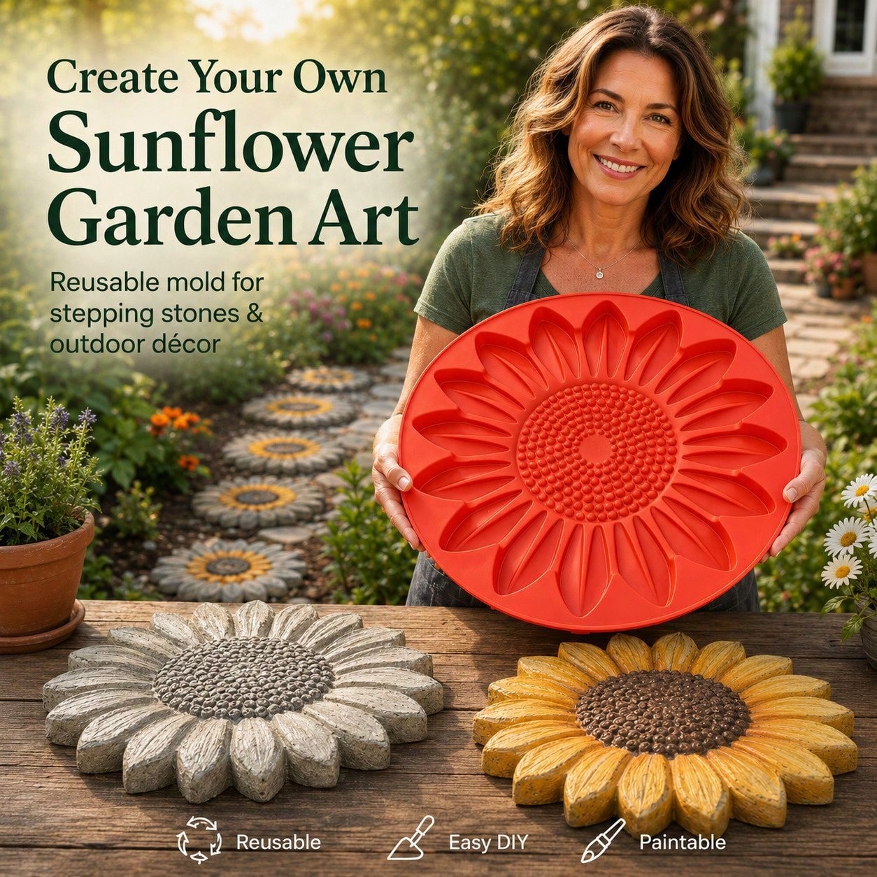Gardening Tools Gift Ideas - Форма для тротуарной плитки в виде